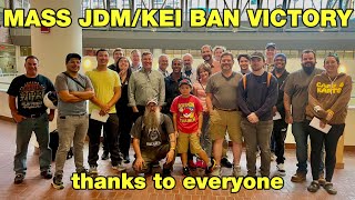 THANK YOU We beat the Massachusetts JDMKei Ban  Update 11  Sept 19 2024 [upl. by Selim168]