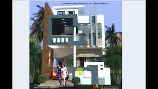 24x52 ft BEST HOUSE PLAN WITH 3D FRONT ELEVATIONS1st floor rent purpose [upl. by Xavier]