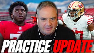 🚨 Practice Update 49ers Injury NEWS Burford Likely OUT JiAyir Brown STARTING And MORE [upl. by Cyprus428]