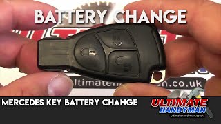 Mercedes key battery change [upl. by Jemina]