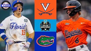 7 Virginia vs 2 Florida INCREDIBLE  College World Series Opening Round  2023 College Baseball [upl. by Early908]