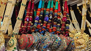 কালার জুয়েলারি কিনুন গাউছিয়া মার্কেট থেকেJewellery buy gawsia market [upl. by Jocko67]