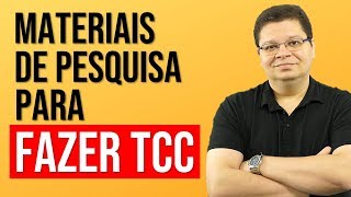 As 5 fontes de pesquisa para FAZER TCC  Referencial Teórico [upl. by Akemed]