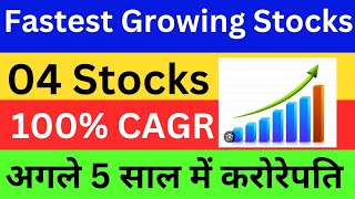 Top 4 Fastest Growing Stocks  Best Stocks To Buy Now [upl. by Norraa]