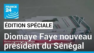 Sénégal  Bassirou Diomaye Faye nouveau président • FRANCE 24 [upl. by Chemash832]