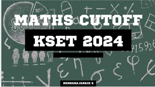 kset Mathematical sciencecutoff Analysis year wise 2024 [upl. by Fredella]