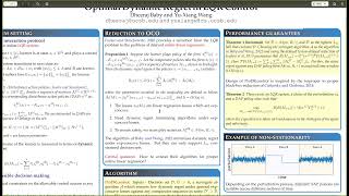 Optimal Dynamic Regret in LQR Control [upl. by Candyce693]