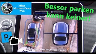 Was kann der Parkassistent von Mercedes  Mikas MercedesBenzWelt [upl. by Ballman]