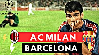 AC Milan vs Barcelona 40 All Goals amp Highlights  1994 UEFA Champions League [upl. by Cirderf575]