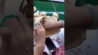 Process of Trimming Foam Slippers [upl. by Lucila]