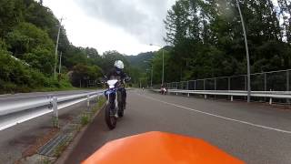 WR250F POWER KTM690SMC vs WR250F [upl. by Hniv]