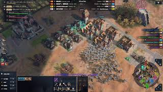 Age of Empires 4  Team game 4v4 322024 [upl. by Isle]