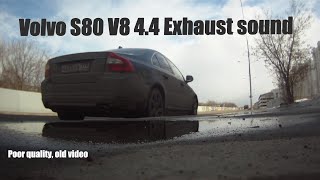 Volvo S80 V8 Exhaust and acceleration Poor quality old video [upl. by Cote]