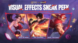 New Collab Skins  MLBB × THE KING OF FIGHTERS 97  Mobile Legends Bang Bang [upl. by Martie379]