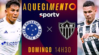 CRUZEIRO X ATLÉTICOMG  AQUECIMENTO AO VIVO  FINAL CAMPEONATO MINEIRO 2024  live  sportv [upl. by Joy]