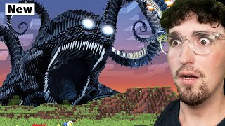 Fooling My Friend with Giant DEATH Worm in Minecraft [upl. by Anav]