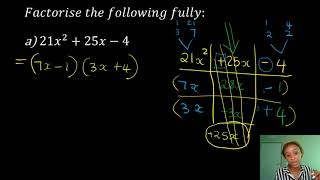 Grade 10 Factorising Advance Trinomials  Mathematics [upl. by Shepherd]