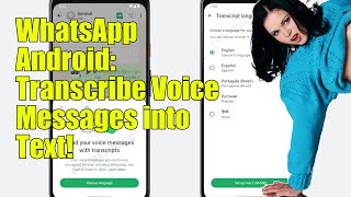 WhatsApp on Android is finally getting voice message transcription [upl. by Nylyram538]