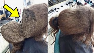 Girl Refuses to Comb Her Hair Then the Hairdresser Discovers the Heartbreaking Reason [upl. by Bevon]