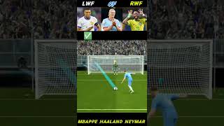 E football game 2025 penalty shootout 🔥💪😃efootball2024 neymar mbappe haaland [upl. by Robbyn312]