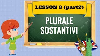 Corso di inglese 3 2  PLURALE DEI NOMI [upl. by Seabrooke]