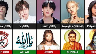 kpop Idols and their gods and goddesses  religions [upl. by Hennahane770]