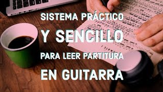 Cómo leer partitura en guitarra FÁCIL [upl. by Otero]