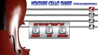 YOUTUBE CELLO TUNER [upl. by Iccir611]