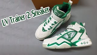 Louis Vuitton Trainer 2 Sneaker Review [upl. by Myrvyn]