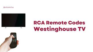 RCA Universal Remote Codes For Westinghouse TV [upl. by Alios]