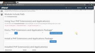 How to install PEAR PHP packages via cPanel account [upl. by Socha]