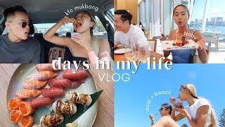 KFC Mukbang Nobu amp Beach  Days In My Life  TheresaTrends [upl. by Eedak781]