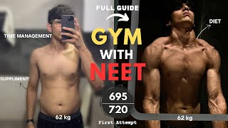 How I Built This Physique 💪 AND Cracked NEET 🏆 in 1 year – Did Gym Help Me Score Better 📚 [upl. by Reerg]