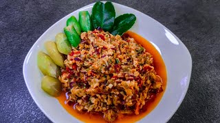 Sambal Ganja Acheh Yang Bikin Ketagih Achenes Shrimp Sambal [upl. by Zsamot709]