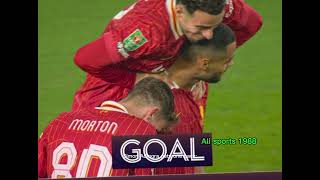 Cody Gapko Double Goal vs Brighton Liverpool vs Brighton Highlights Carabao Cup 2024 [upl. by Neelasor]