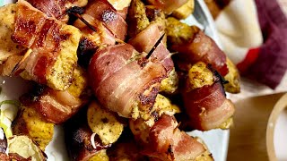 Bacon Wrapped Chicken Perfect Grilling Recipe The Lazy Girls Kitchen [upl. by Giffie802]