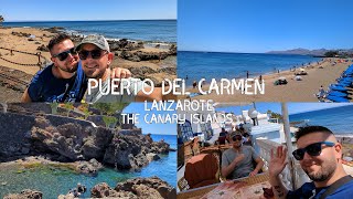 Puerto Del Carmen in Lanzarote The Canary Islands [upl. by Nelram]