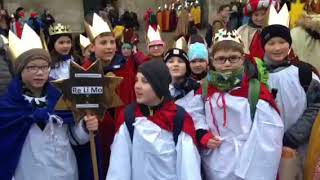 Sternsinger Bundesweite Auftaktaktion in Trier [upl. by Lindblad734]