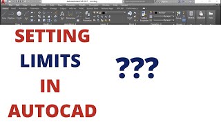 HOW TO SET LIMITS IN AUTOCAD [upl. by Thistle101]