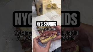 🔊NYC Sounds Come With Us for Lunch at Katz’s Delicatessen [upl. by Attesor680]