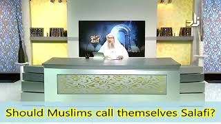 Should we call ourselves Salafis  Sheikh Assim Al Hakeem [upl. by Nodnyl]