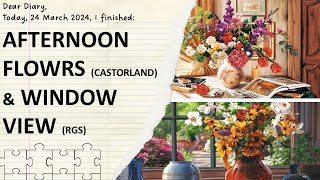 Which puzzle is your favorite Castorlands Afternoon flowers or RGSs Window View [upl. by Eyks]