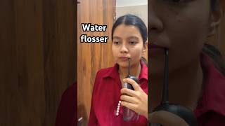 Using water flosser  All smile nepal water flosser  HOW TO USE WATER FLOSSER youtubeshorts [upl. by Gnouhk]