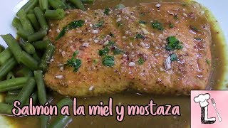 Como hacer Salmón a la Miel y Mostaza  Receta Thermomix [upl. by Mureil]