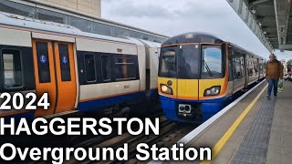 HAGGERSTON Overground Station 2024 [upl. by Otrebor]