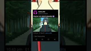 ITACHI VS OROCHIMARU [upl. by Lynea]