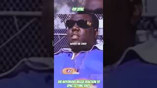 The Notorious Biggie Reaction to 2pac getting shot rap freestyle music drill hiphop rip2pac [upl. by Roddie]