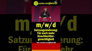 Geschlechtergerechtigkeit Bundesparteitag LinkeBPT Inklusion Menschenrechte DieLinke SED PDS [upl. by Brinson]