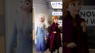 Queen Elsa and Anna New Scene Once Upon a Studio princess queenelsa disney annafrozen [upl. by Nawram]