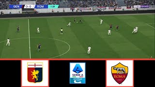 GENOA VS AS ROMA  SERIE A 20242025  FOOTBALL LIFE 2024 [upl. by Joice]